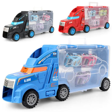 Hot Wheel Heavy Truck Tack Trailer Combination Die Cast | Truck Toy For Kids